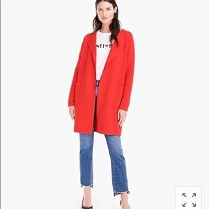 J.Crew Red Sweater Blazer